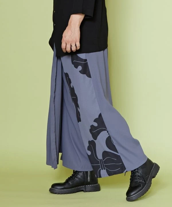 MONDORI - Pantalon type Hakama pour homme
