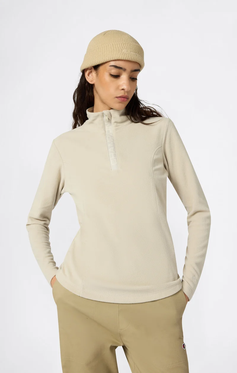 Women's Micro Polar Fleece Half Zip Top