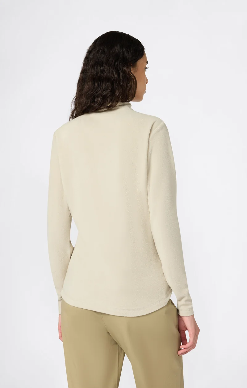 Women's Micro Polar Fleece Half Zip Top