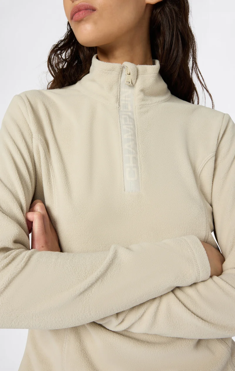 Women's Micro Polar Fleece Half Zip Top
