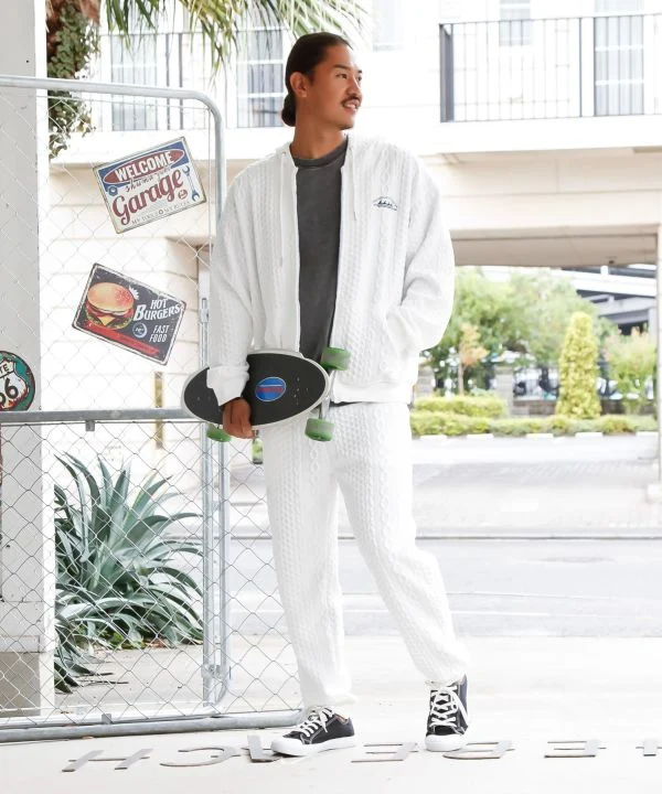 Pantalon homme à détails texturés