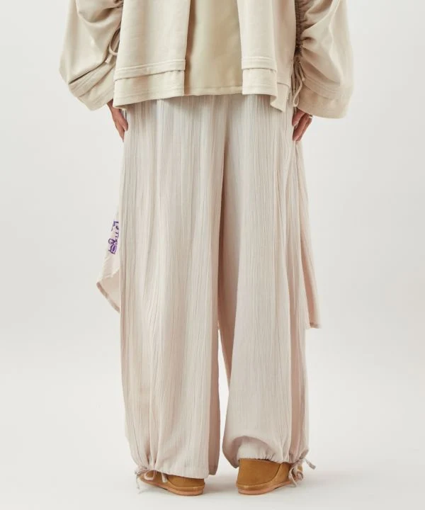 Pantalon bohème brodé