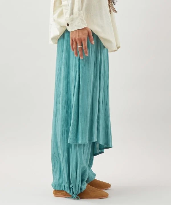Pantalon bohème brodé