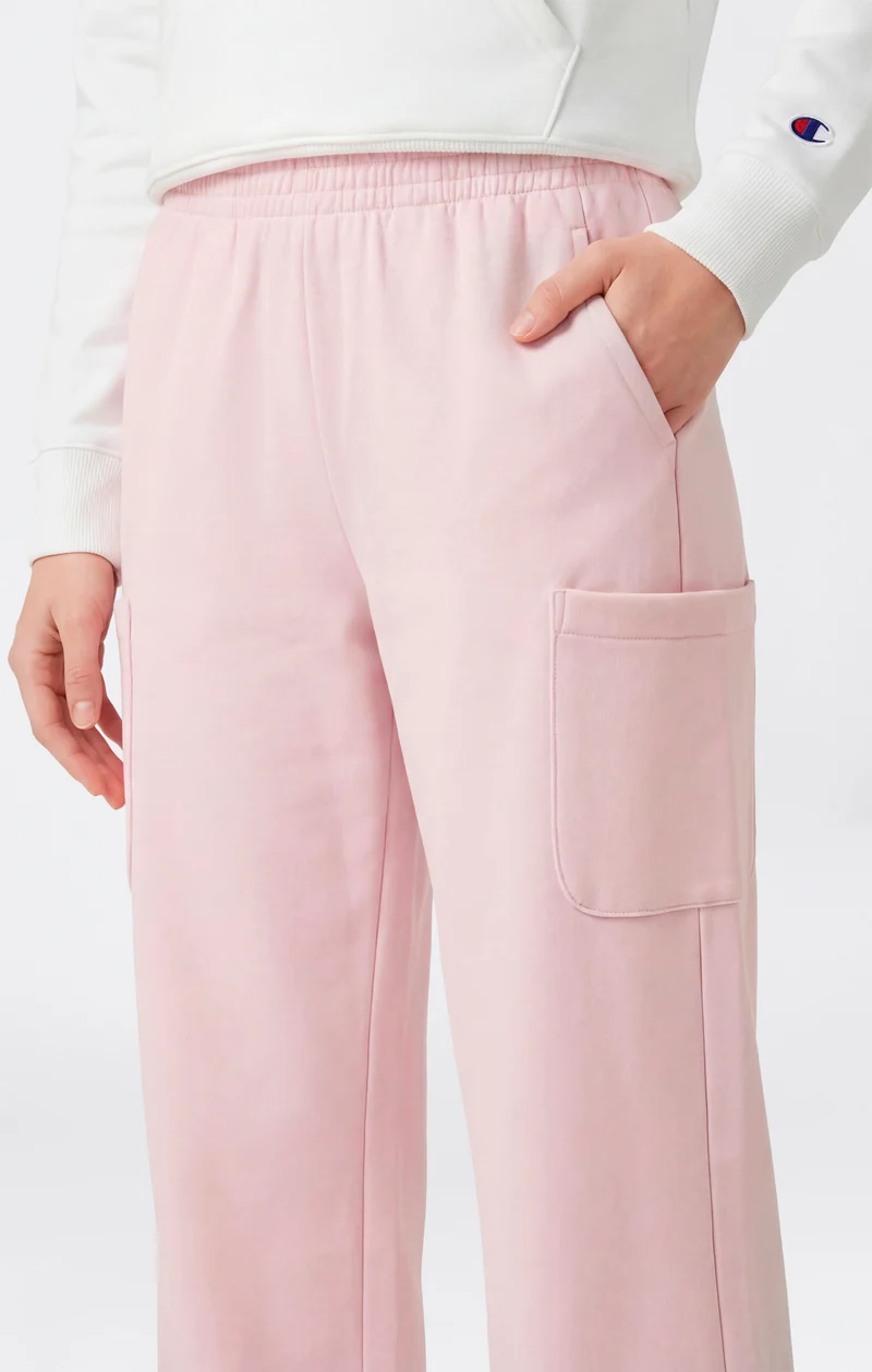 Women’s Lightweight Wide Leg Fleece Jogger Pants Icons