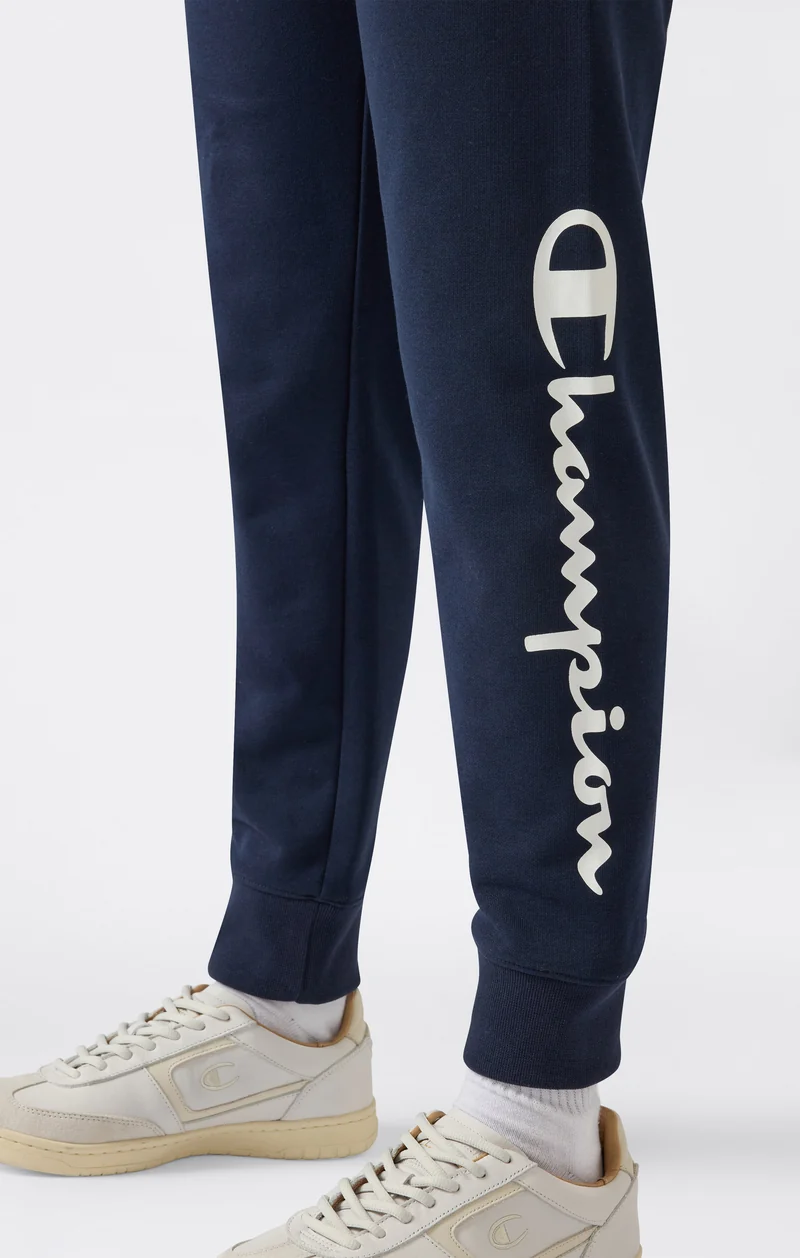 Women’s Lightweight Jogger Pants with Rib Cuffs and Maxi Printed Logo