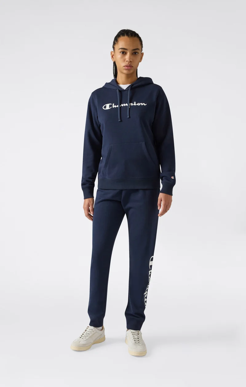 Women’s Lightweight Jogger Pants with Rib Cuffs and Maxi Printed Logo