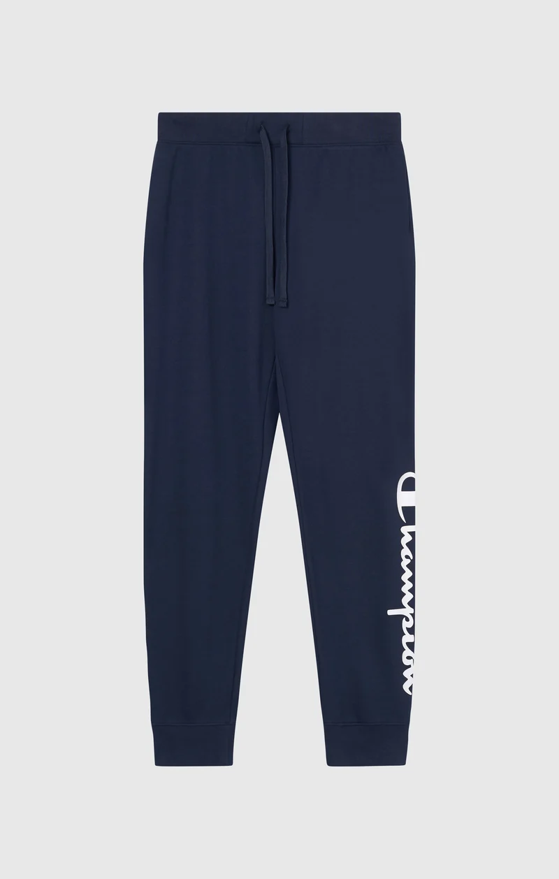 Women’s Lightweight Jogger Pants with Rib Cuffs and Maxi Printed Logo