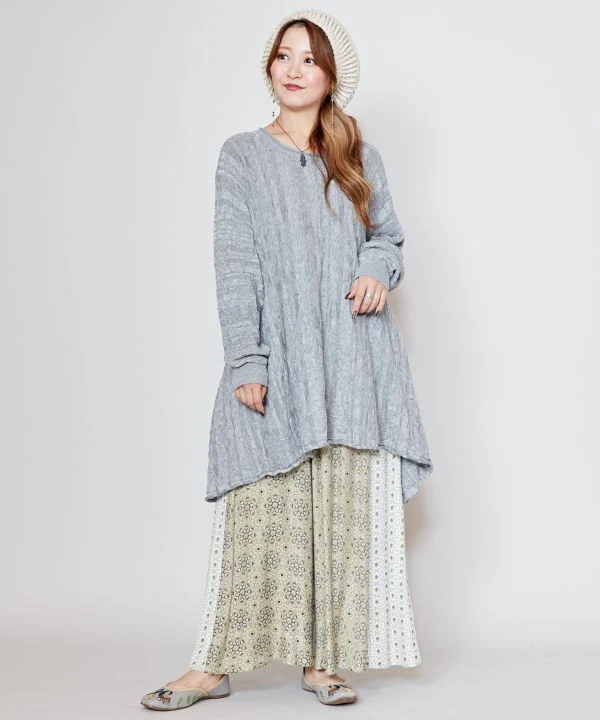 Pantalon à imprimé géométrique