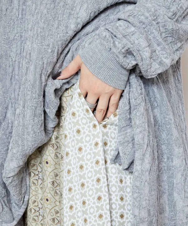 Pantalon à imprimé géométrique