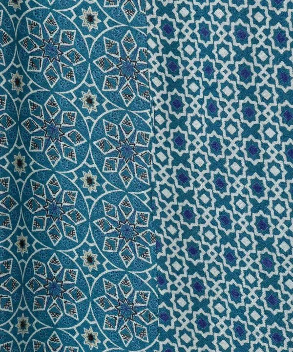 Pantalon à imprimé géométrique