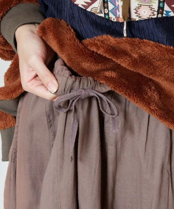 Pantalon large à jambes larges style bohémien