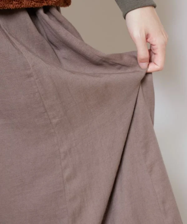 Pantalon large à jambes larges style bohémien