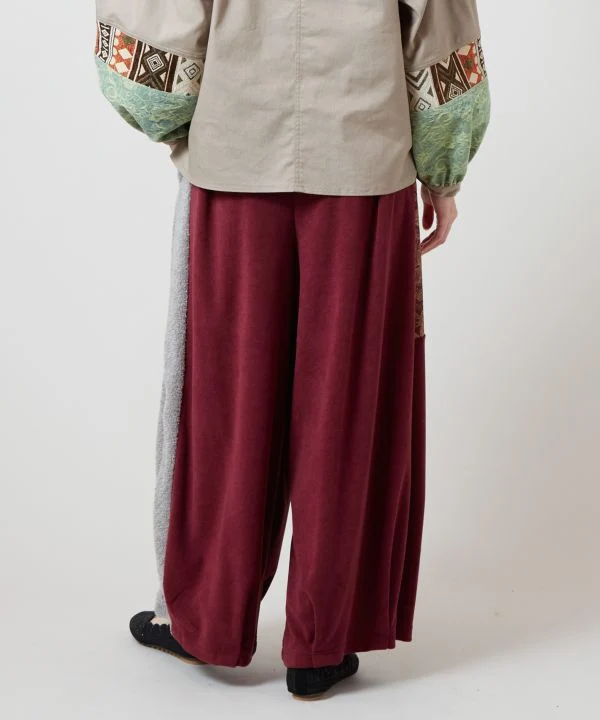 Pantalon patchwork fleuri