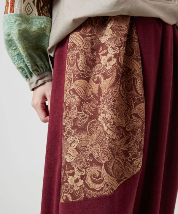 Pantalon patchwork fleuri