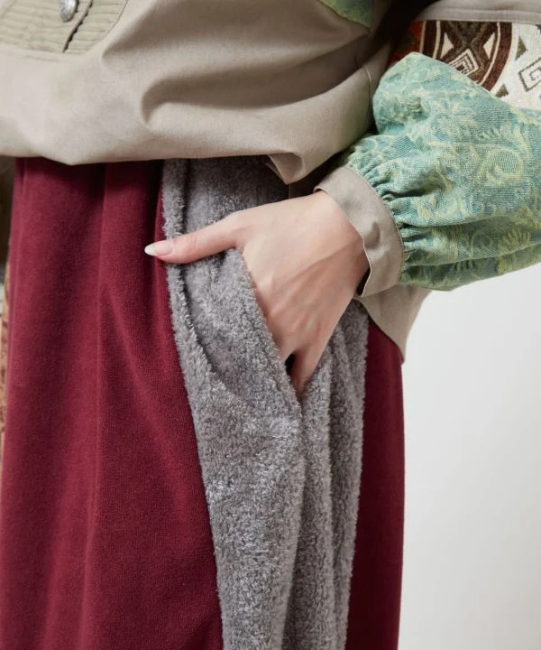 Pantalon patchwork fleuri