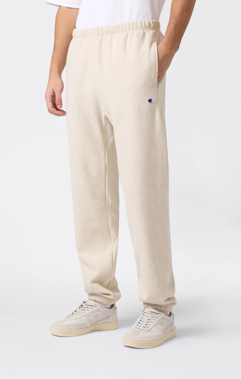 Men’s Lightweight Jogger Pants with Elastic Cuff Reverse Weave
