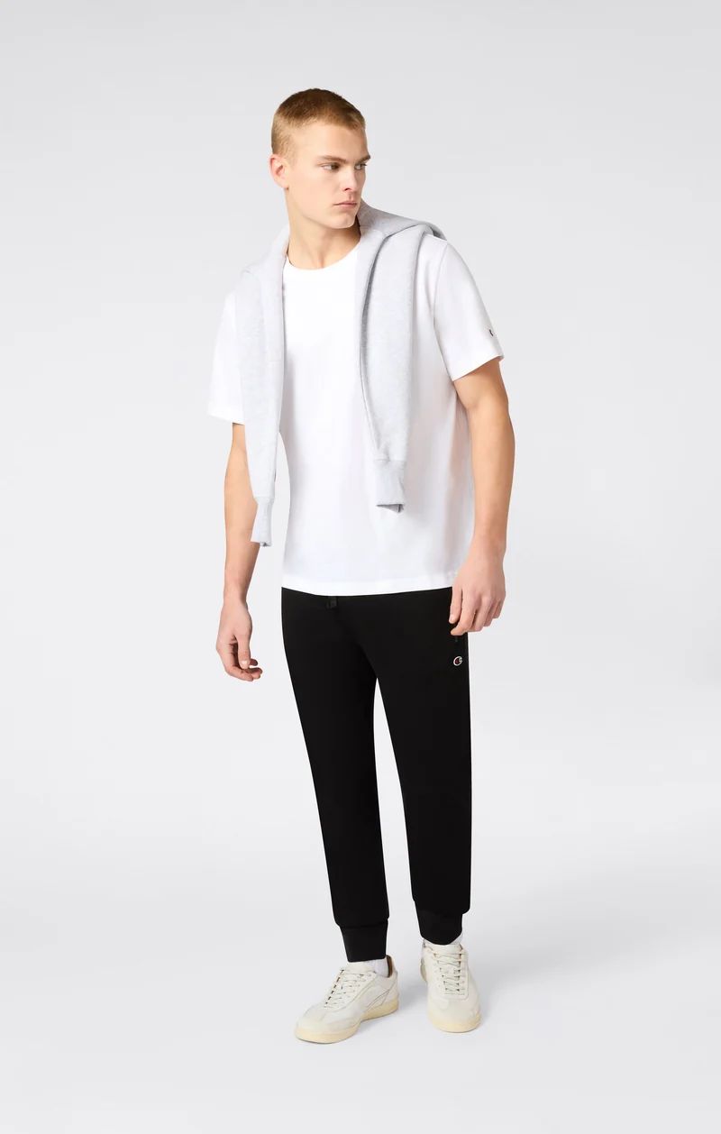 Slim Fit Men's Light Rib Cuff Pants with Zip Pockets Icons
