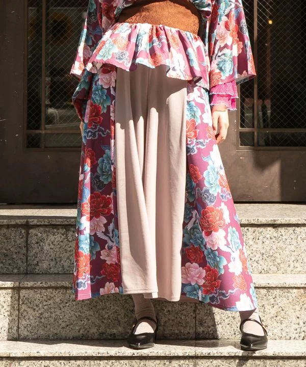 Pantalon large bohème asiatique
