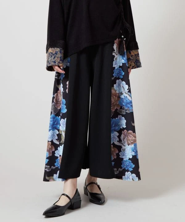 Pantalon large bohème asiatique