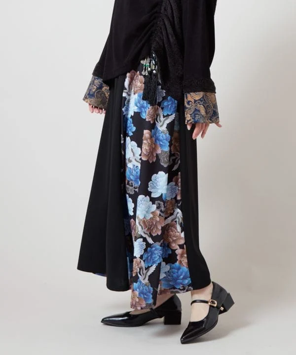 Pantalon large bohème asiatique