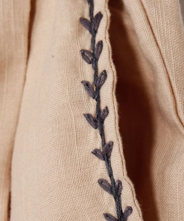 Pantalon ethnique brodé miroir