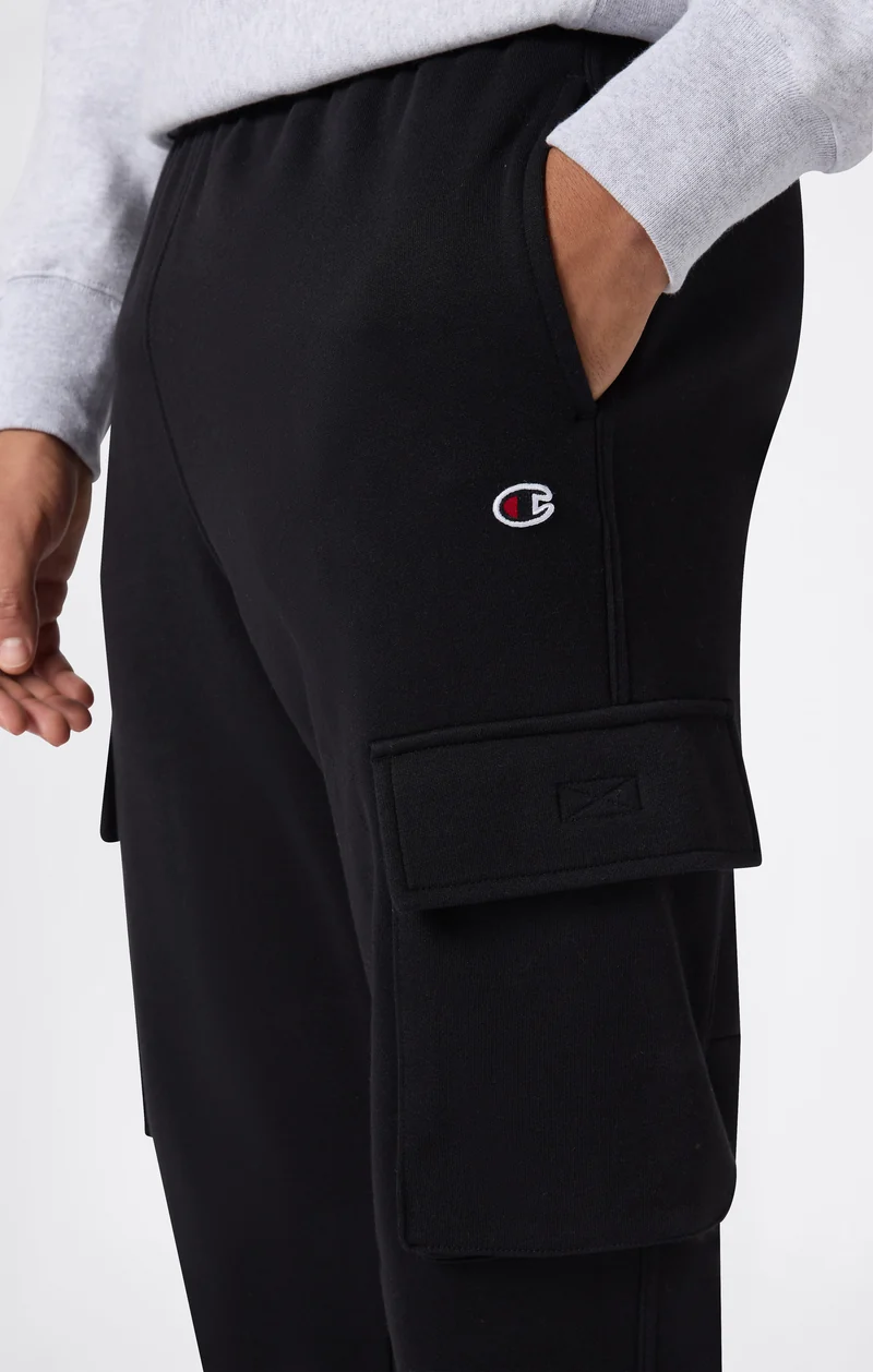 Men’s Rib Cuff Fleece Cargo Pants Icons