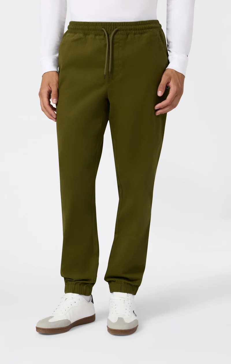 Men's Woven Elastic Cuff Pants