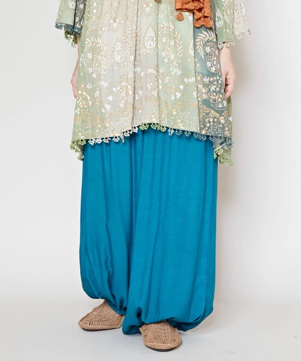 Pantalon bohème drapé basique