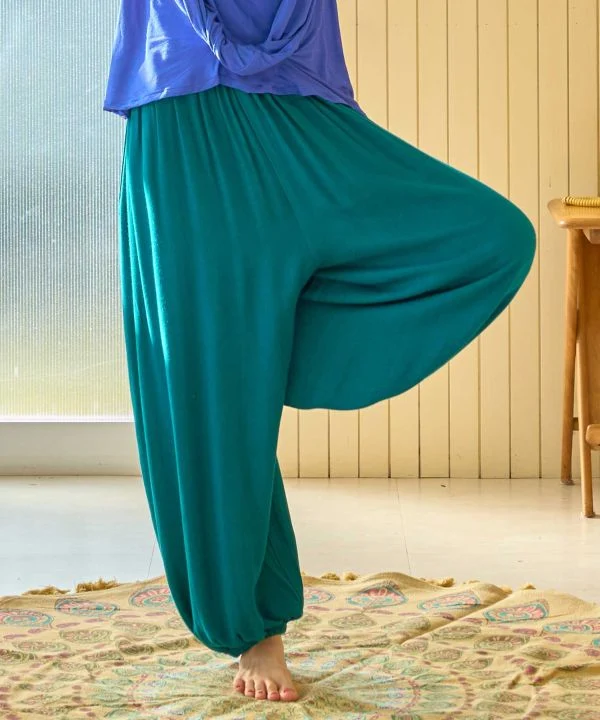 Pantalon bohème drapé basique