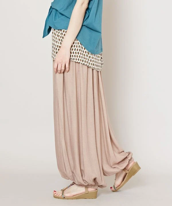 Pantalon bohème drapé basique