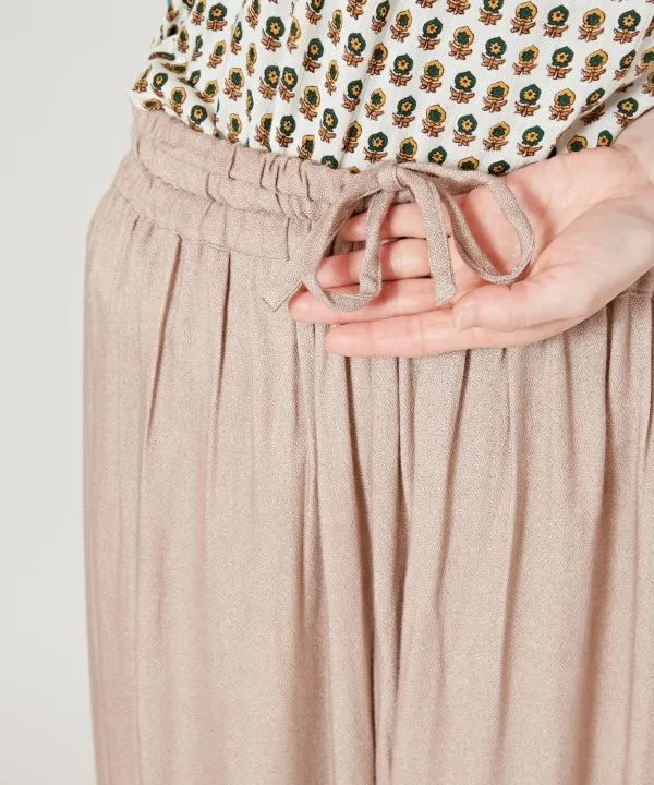 Pantalon bohème drapé basique