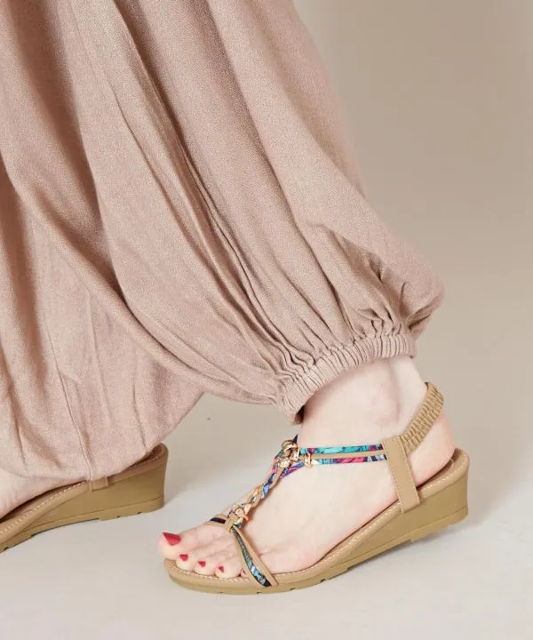 Pantalon bohème drapé basique