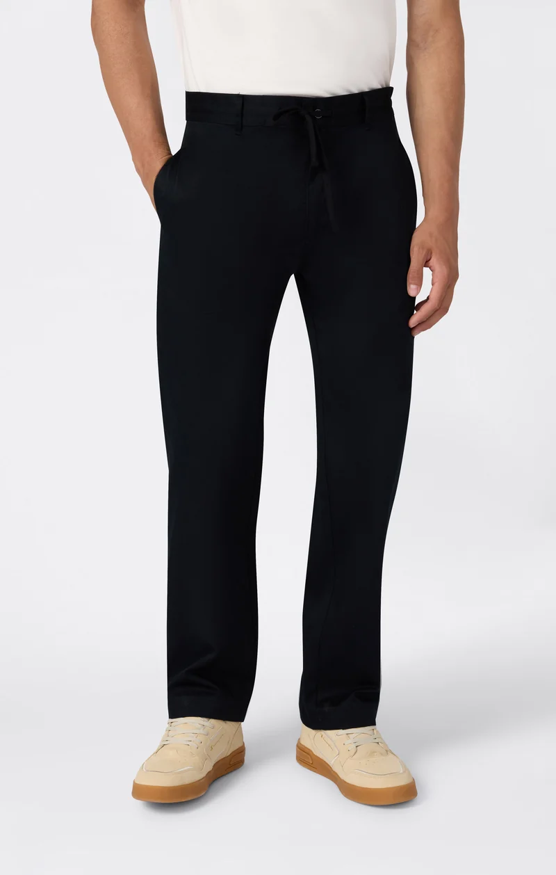 Men’s Woven Straight Hem Pants Street Varsity
