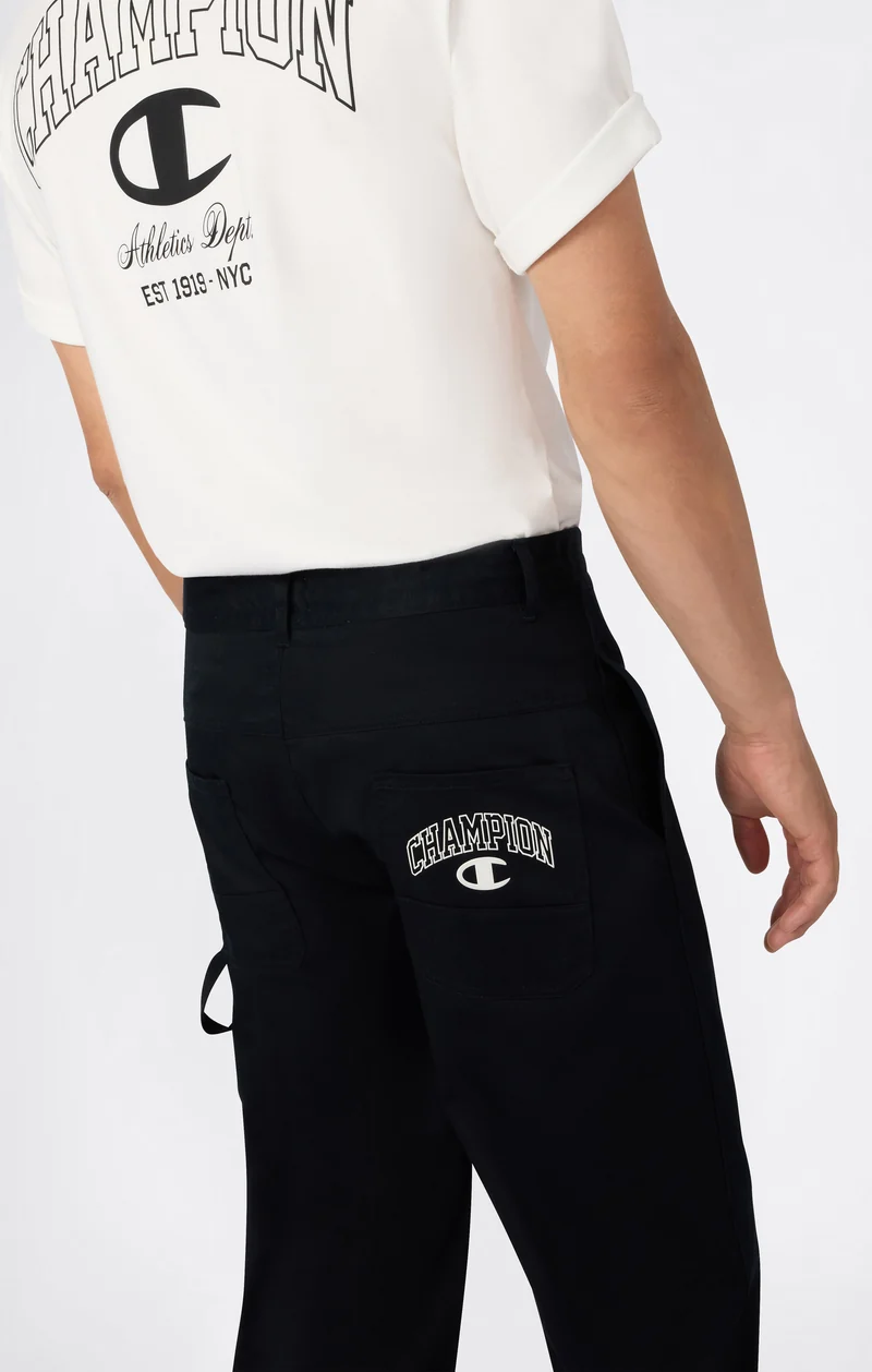 Men’s Woven Straight Hem Pants Street Varsity
