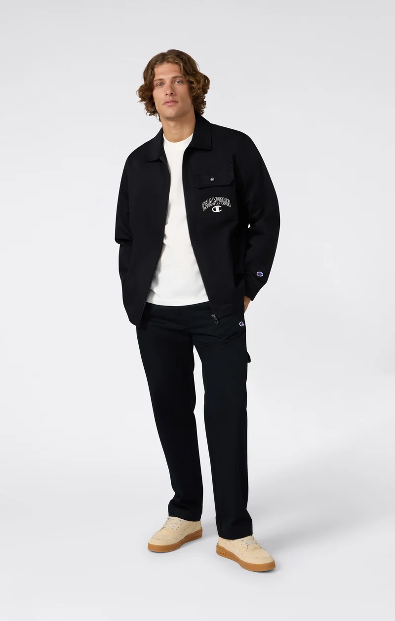 Men’s Woven Straight Hem Pants Street Varsity