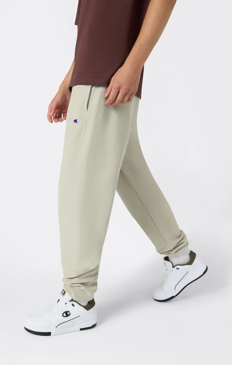 Men’s Lightweight Jogger Pants with Elastic Cuff Reverse Weave