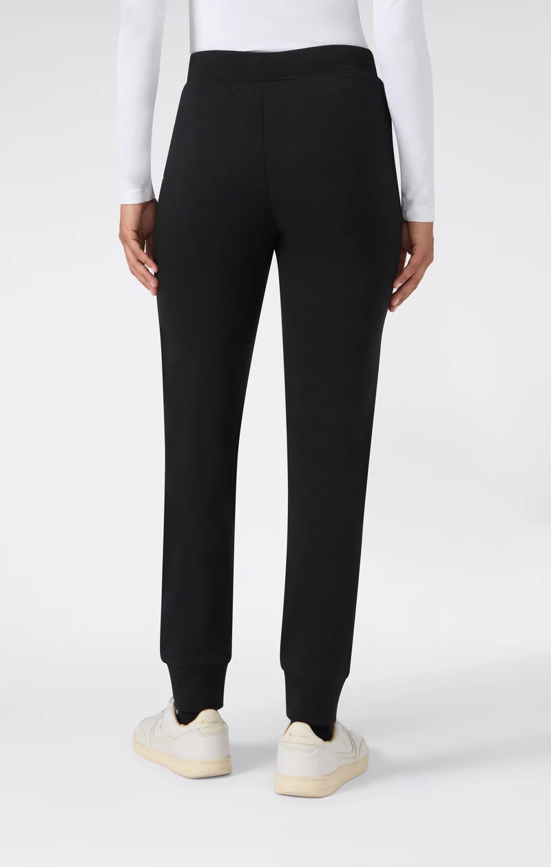 Women's Script Logo Rib Cuff Jogger Pants