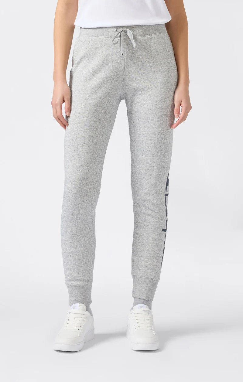 Women's Script Logo Rib Cuff Jogger Pants