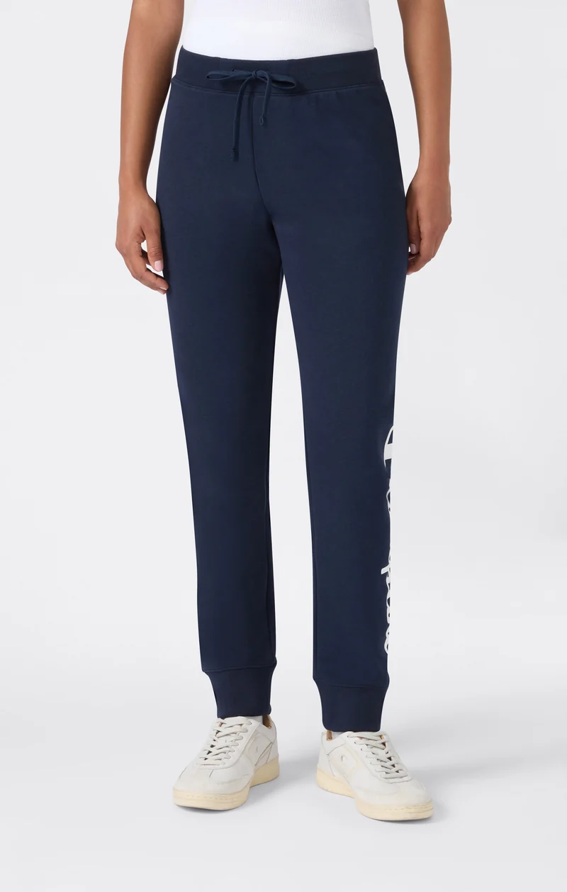 Women's Script Logo Rib Cuff Jogger Pants