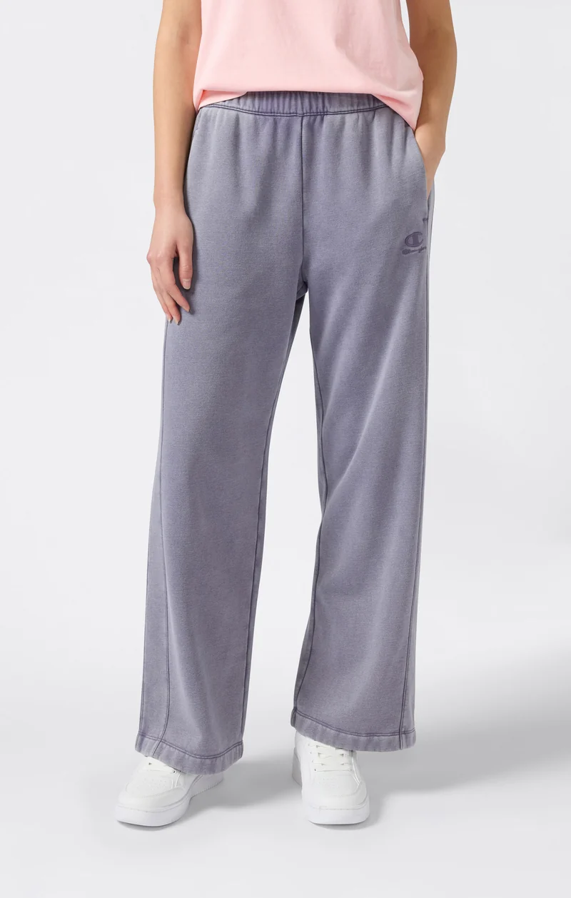 Women's Washed Wide Leg Fleece Pants Icons