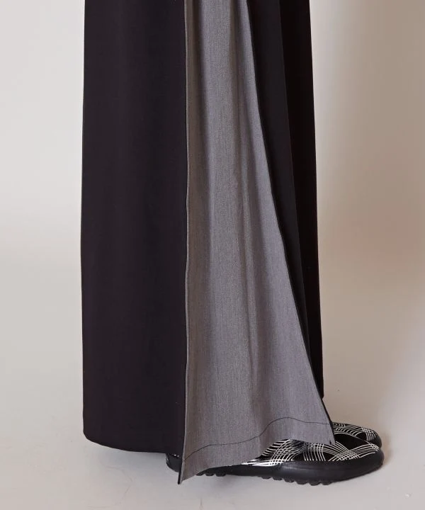 KAKURE-IRO Pantalon Bicolore Style Hakama