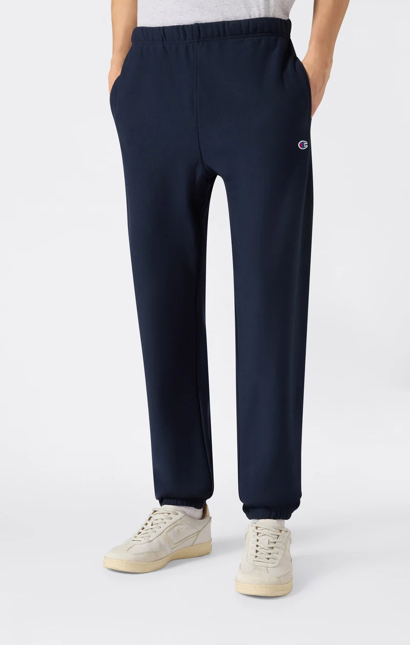 Men’s Lightweight Jogger Pants with Elastic Cuff Reverse Weave