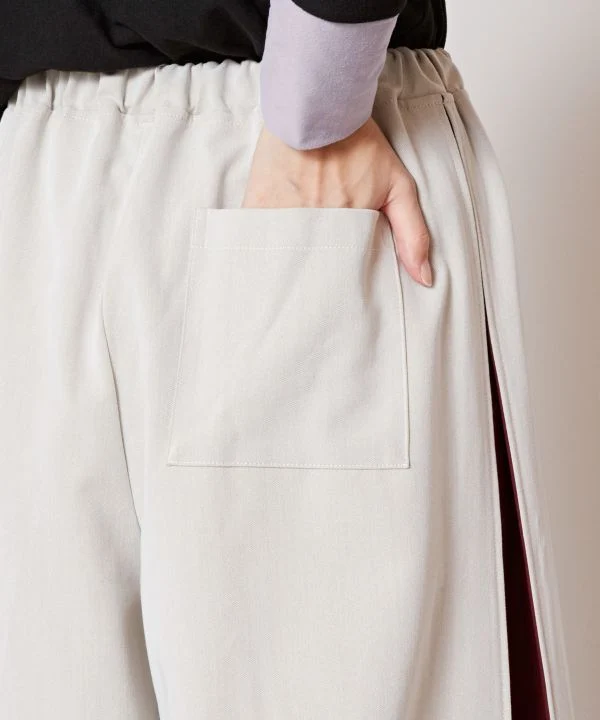 KAKURE-IRO Pantalon Bicolore Style Hakama
