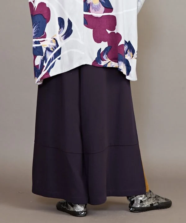 KAKURE-IRO Pantalon Bicolore Style Hakama