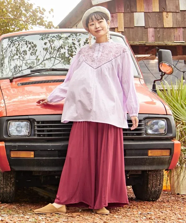 Pantalon Palazzo en rayonne