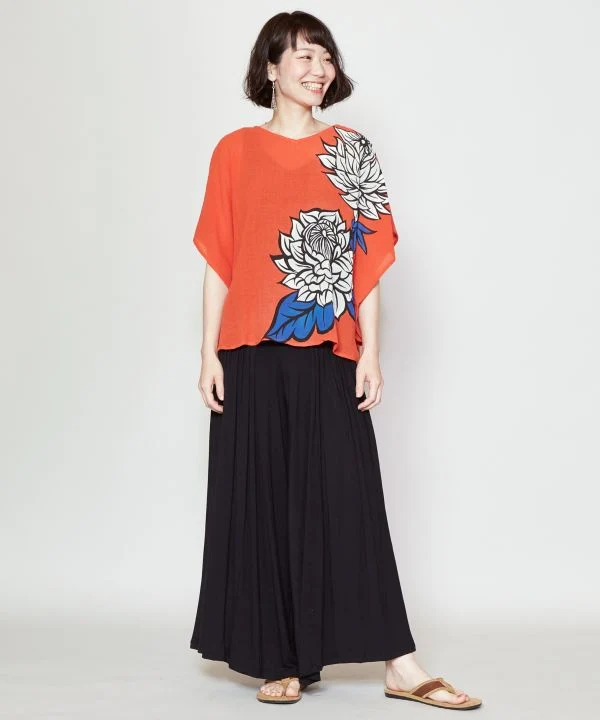 Pantalon Palazzo en rayonne