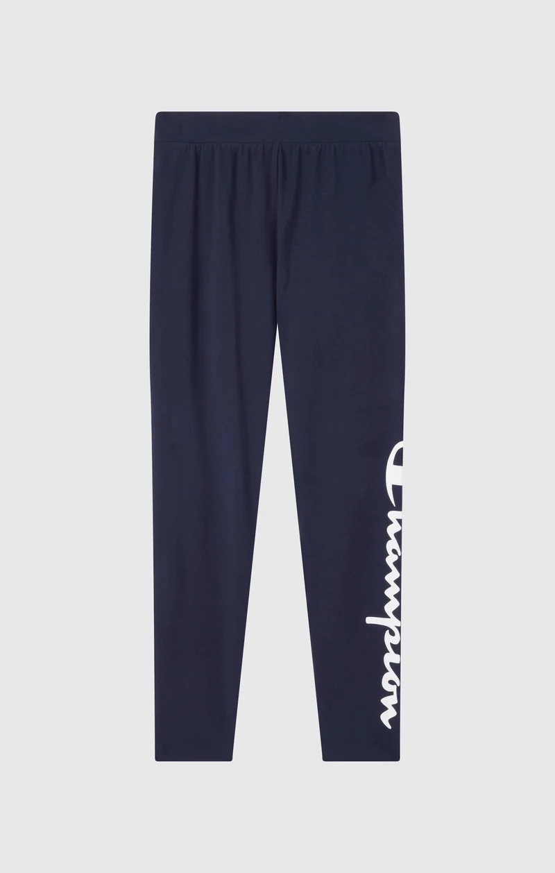 Women's Crop Leggings Script Logo